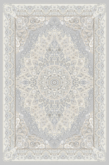 Ковер F651 - CREAM-GRAY - Прямоугольник - коллекция GRAFF
