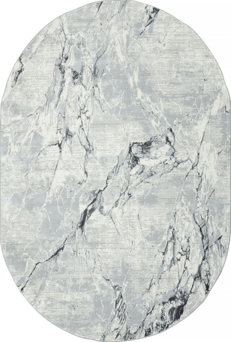 Ковер GL071G - GREY / GREY - Овал - коллекция NENSI
