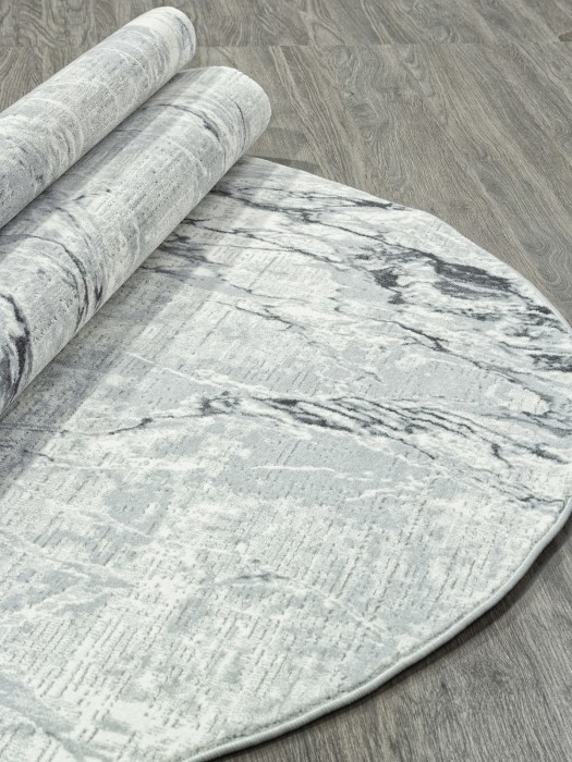 Ковер GL071G - GREY / GREY - Овал - коллекция NENSI