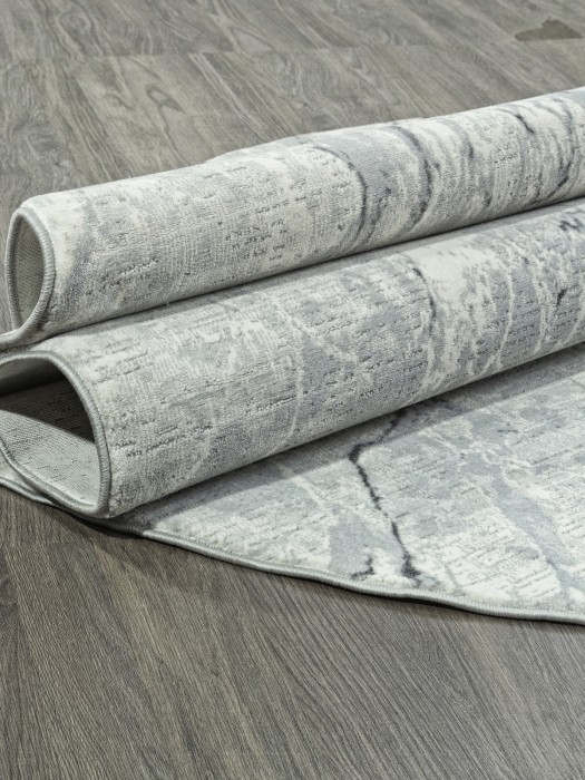 Ковер GL071G - GREY / GREY - Овал - коллекция NENSI