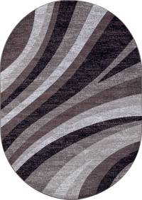 Ковер SILVER ( СИЛЬВЕР ) D234- GRAY-PURPLE ( Овал )