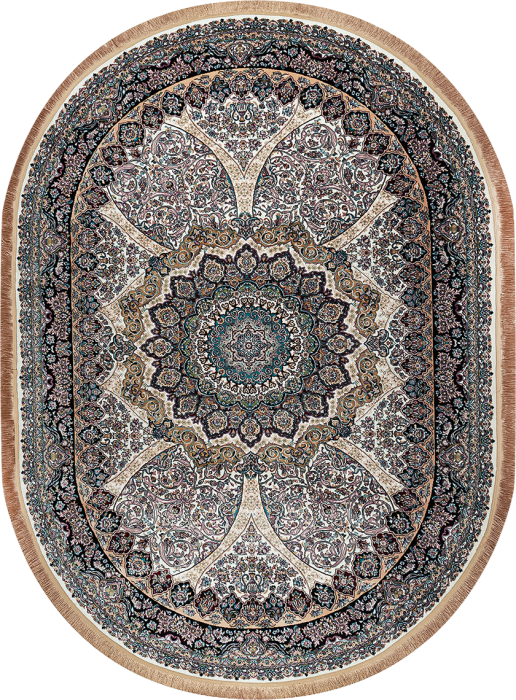 Ковер 20273A oval L.CREAM / PINK