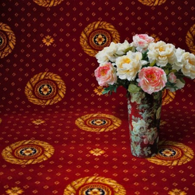 Ковролин Лидер Круг Роза