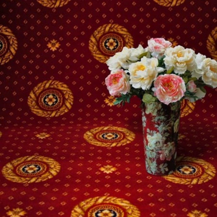 Ковролин Лидер Круг Роза