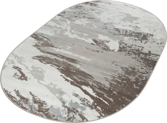 Ковер 38112A oval BEIGE / D.BEIGE