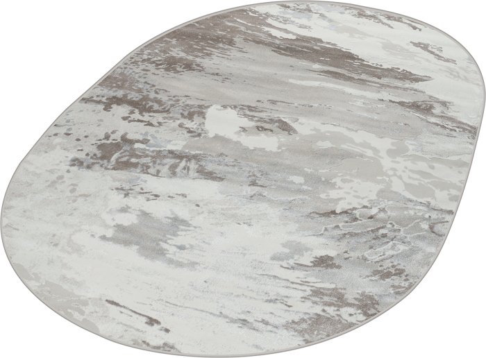 Ковер 38112A oval BEIGE / D.BEIGE