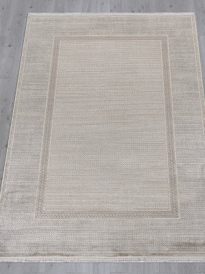 Ковер A802AP - L.BEIGE / GREY - Прямоугольник - коллекция EMPEROS OLIMPOS
