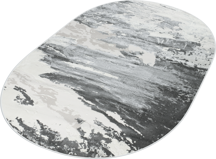 Ковер 38112A oval GREY / L.GREY