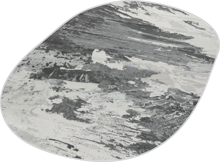 Ковер 38112A oval GREY / L.GREY