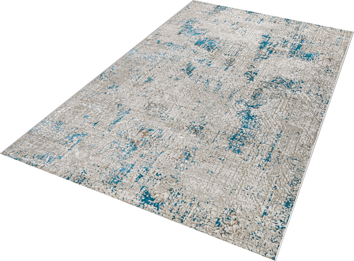 Ковер 38549A stan BLUE FLS / CREAM FLS