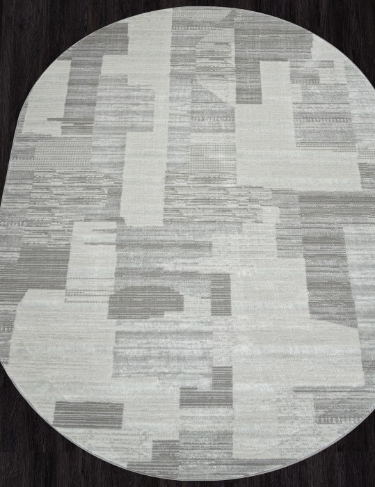 Ковер F190 - CREAM-GRAY - Овал - коллекция SIRIUS