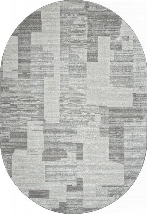 Ковер F190 - CREAM-GRAY - Овал - коллекция SIRIUS