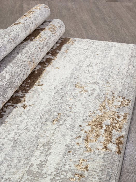 Ковер F298 - GRAY-GREEN - Прямоугольник - коллекция PALERMO