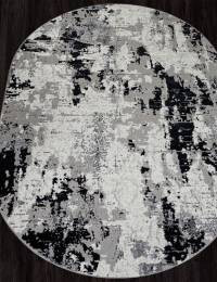 Ковер PALERMO ( ПАЛЕРМО ) F285 - DARK GRAY ( Овал )
