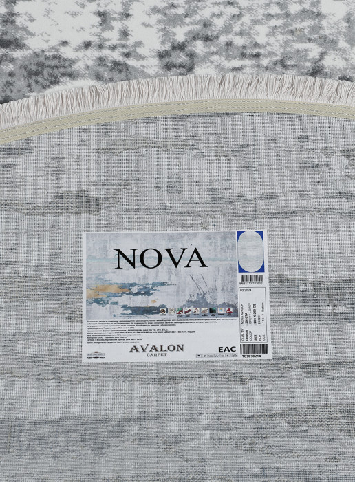 Ковер 39927A oval GREY / L.GREY