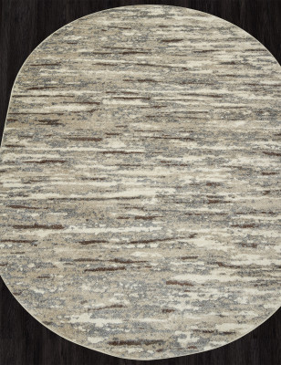 Ковер F301 - BEIGE-BROWN - Овал - коллекция TORNADO