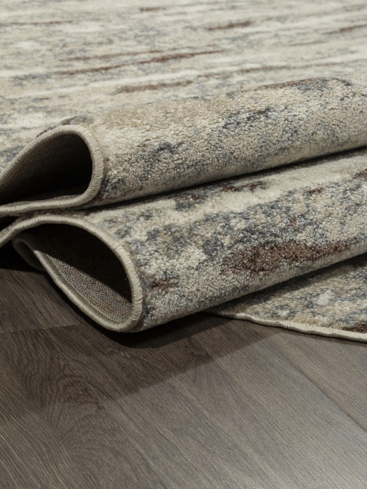 Ковер F301 - BEIGE-BROWN - Овал - коллекция TORNADO