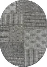 Ковер KAIR ( КАИР) S139 - DARK GRAY ( Овал )