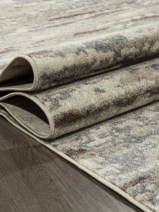 Ковер F301 - BEIGE-BROWN - Прямоугольник - коллекция TORNADO