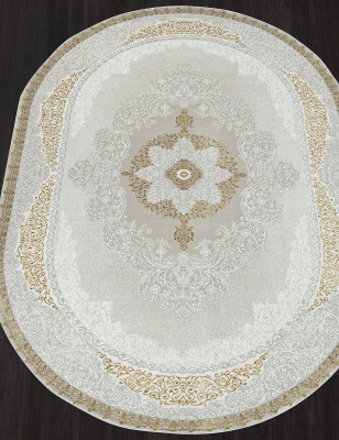 Ковер GL074E - BROWN / BROWN - Овал - коллекция NENSI