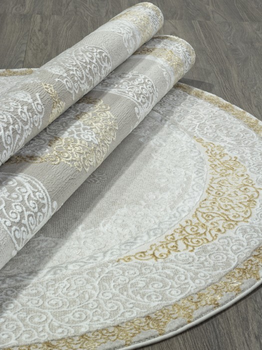 Ковер GL074E - BROWN / BROWN - Овал - коллекция NENSI