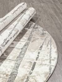 Ковер ARMINA ( АРМИНА ) 03802А - GREY / BROWN ( Круг )