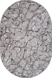 Ковер SILVER ( СИЛЬВЕР ) F389 - GRAY ( Овал )