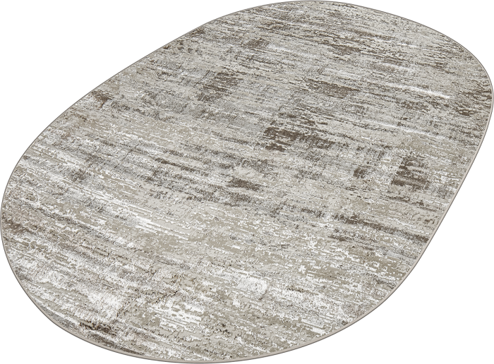 Ковер 38550A oval BROWN FLS / CREAM FL