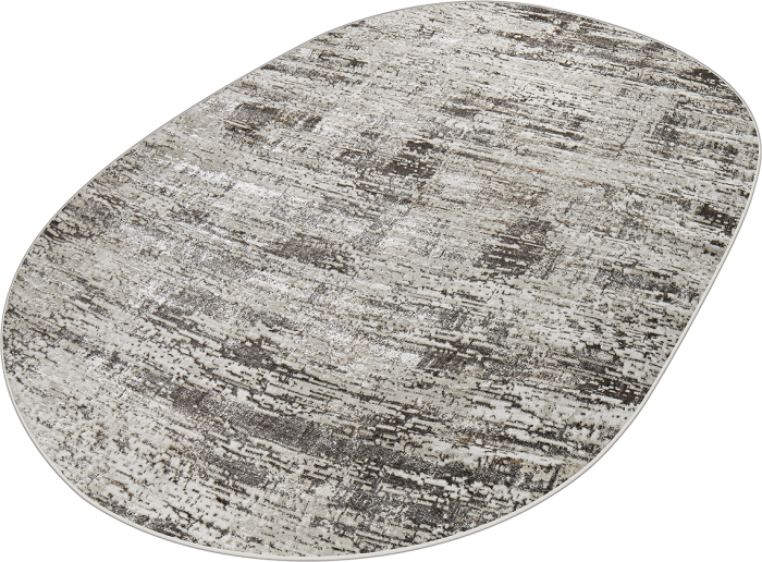 Ковер 38550A oval BROWN FLS / CREAM FL
