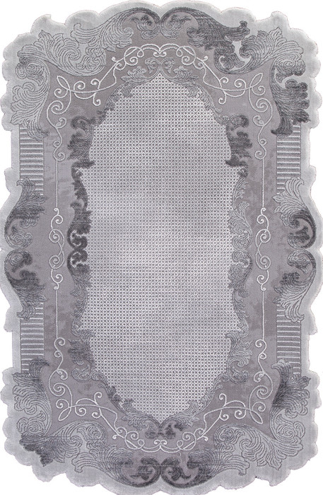 Ковер 00857G - GREY / GREY - Прямоугольник - коллекция SAFIR