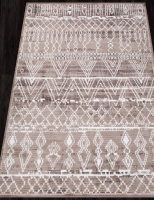 Ковер A932AC - L.BEIGE / P.WHITE - Прямоугольник - коллекция JOLI