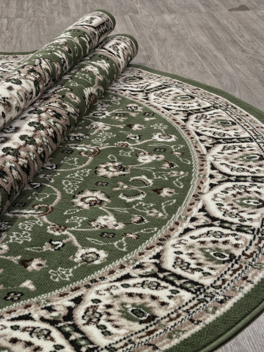 Ковер D409 - GREEN - Овал - коллекция GAVANA