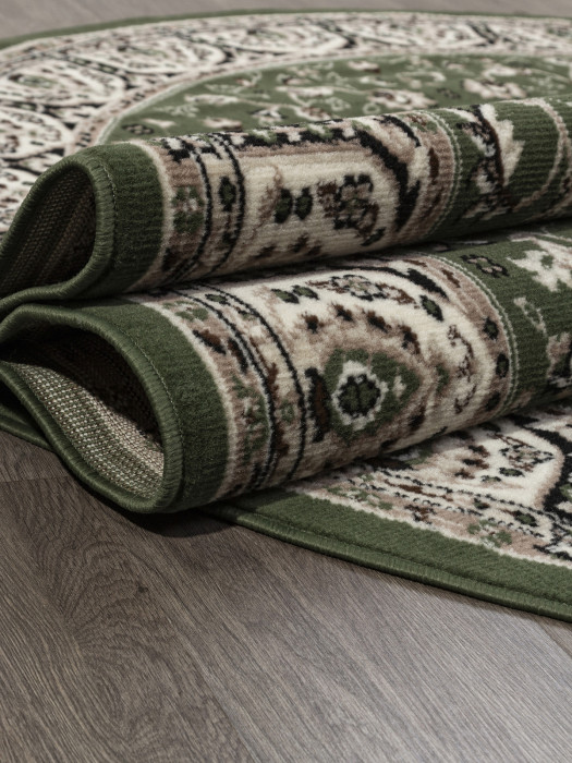 Ковер D409 - GREEN - Овал - коллекция GAVANA