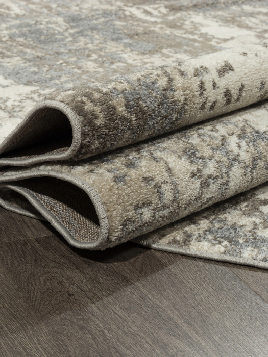 Ковер F302 - BEIGE-BROWN - Овал - коллекция TORNADO