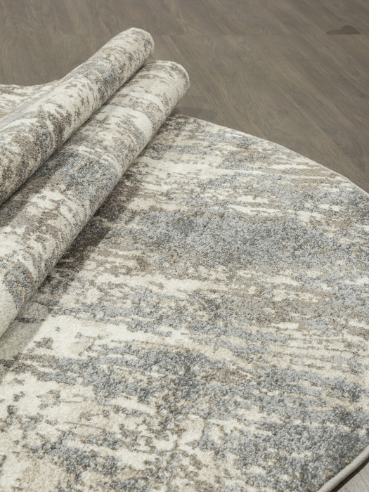 Ковер F302 - BEIGE-BROWN - Овал - коллекция TORNADO