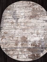 Ковер ARMINA ( АРМИНА ) 03802А - GREY / BROWN ( Овал )