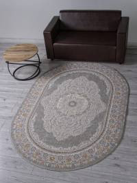 Ковер ARMINA ( АРМИНА ) GA014N - GREY / MULTI ( Овал )