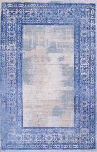 Ковер Art Deco 3035A_CREAM2 / BLUE2