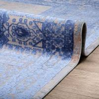 Ковер Art Deco 3035A_CREAM2 / BLUE2