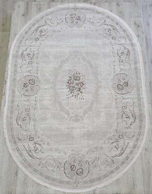 Ковер 36546A oval L.BEIGE / L.BEIGE