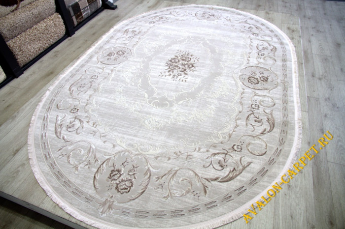 Ковер 36546A oval L.BEIGE / L.BEIGE