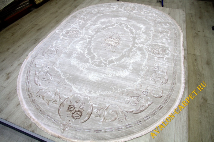 Ковер 36546A oval L.BEIGE / L.BEIGE