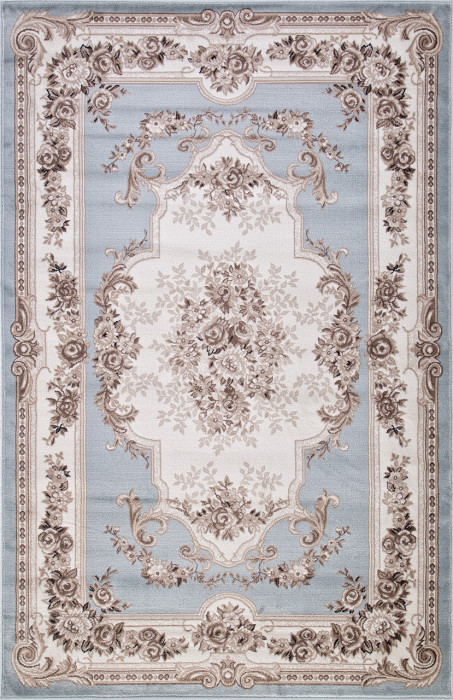 Ковер 4015 - L.BLUE-BROWN - Прямоугольник - коллекция VALENCIA DELUXE