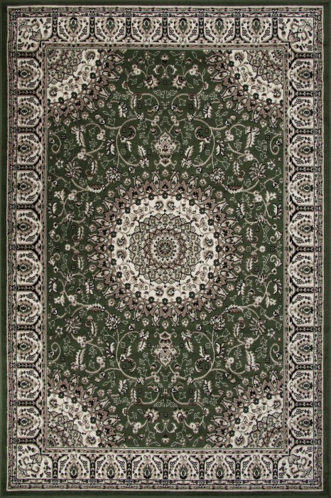 Ковер D409 - GREEN - Прямоугольник - коллекция GAVANA