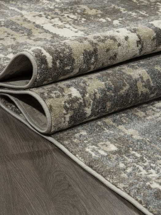 Ковер F302 - BEIGE-BROWN - Прямоугольник - коллекция TORNADO