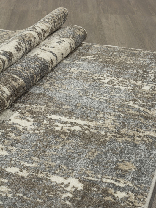 Ковер F302 - BEIGE-BROWN - Прямоугольник - коллекция TORNADO