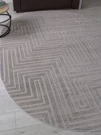 Ковер DIOS ( ДИОС) F412 - LIGHT GRAY ( Овал)