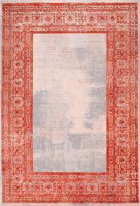 Ковер Art Deco 3035A_CREAM2 / ORANGE_2
