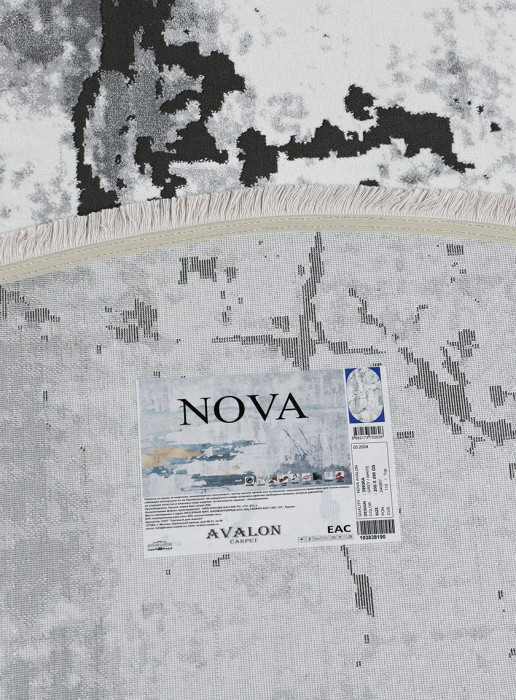 Ковер 39936A oval GREY / WHITE