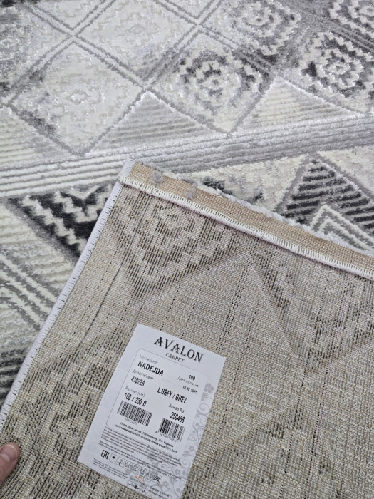 Ковер 41022A stan L.GREY / GREY